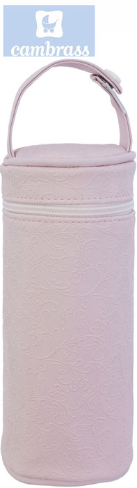 CAMBRASS - PORTA BIBERÕES ELITE ROSA 8,5x8,5x22 CM