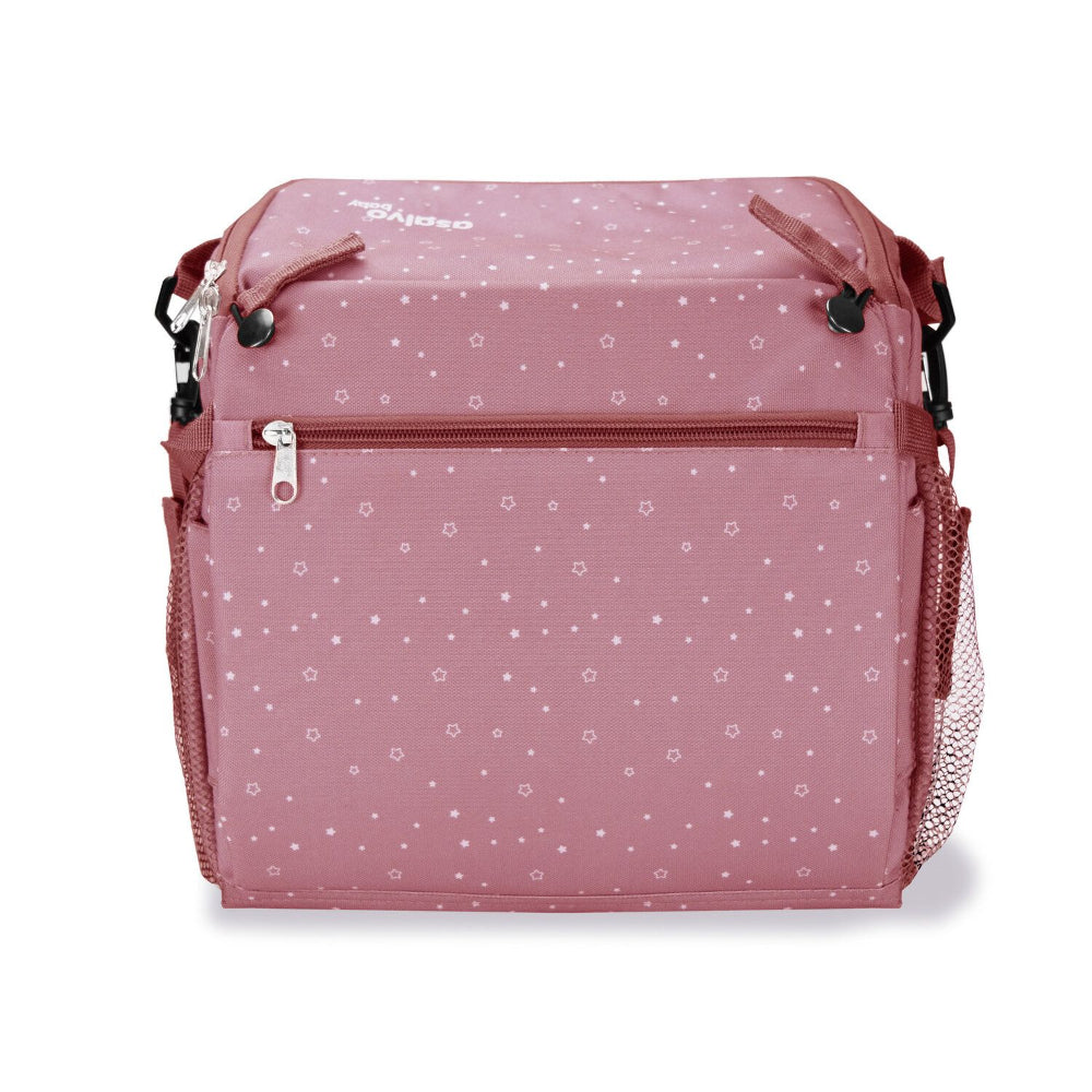 Cadeira da papa para viajar Go Anywhere Asalvo Hummus Pink