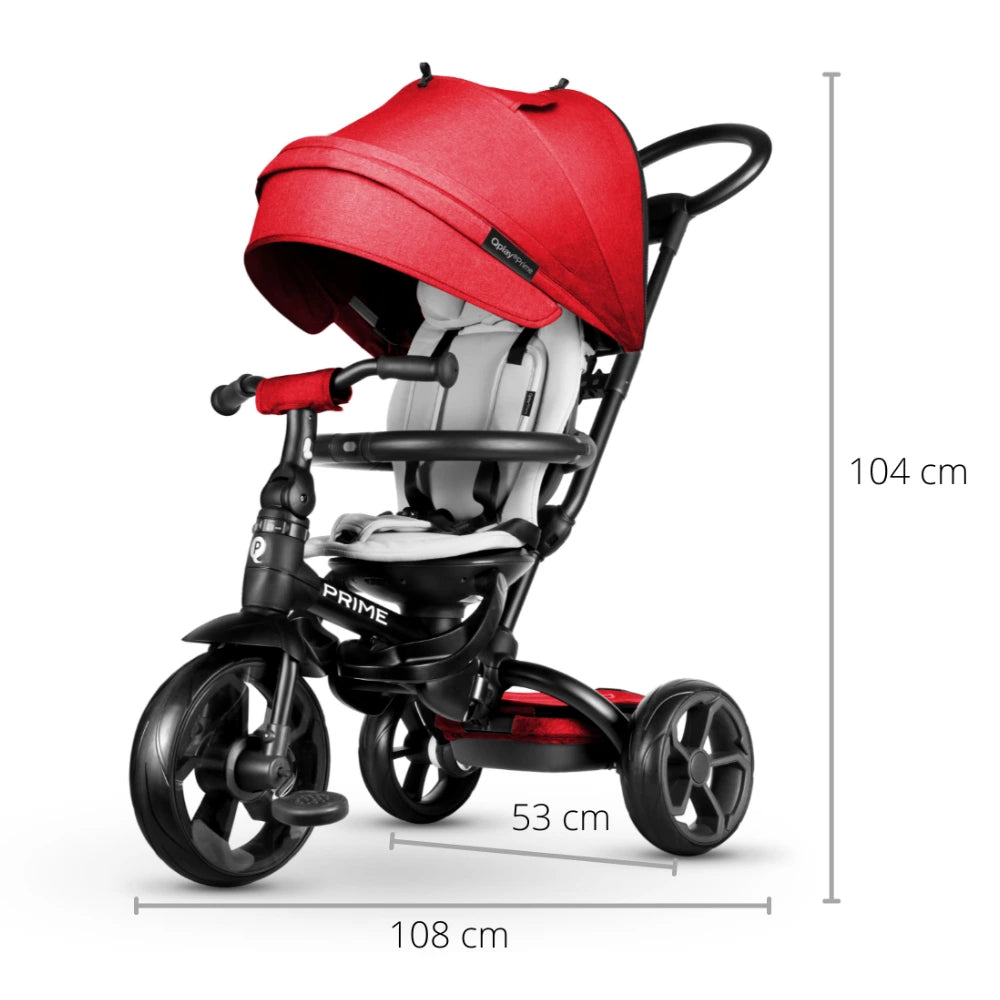 Triciclo evolutivo Qplay Qplay Prime Red