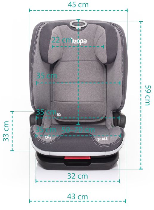 Cadeira auto Zopa Scale I-Size Black