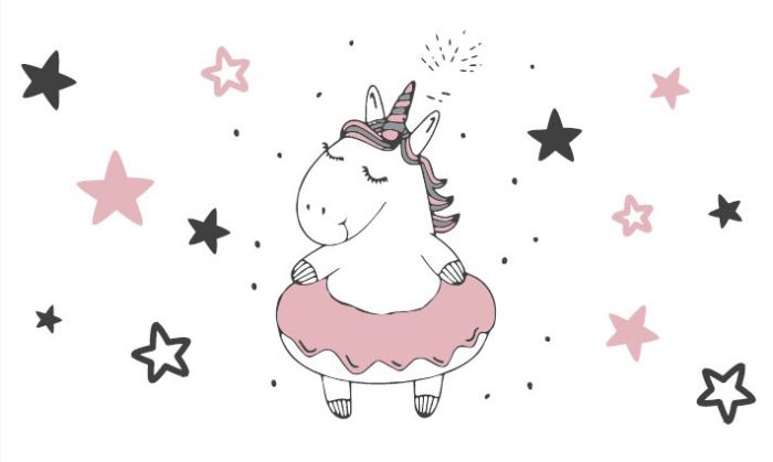 Banco duplo Zopa Unicorn Grey/Pink