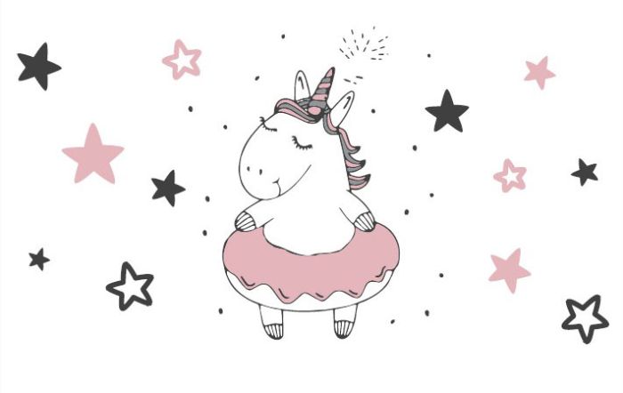 Banco Zopa Unicorn Grey/Pink