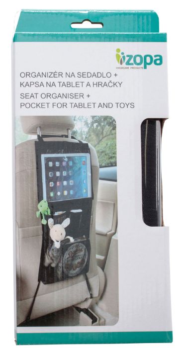 Organizador de assento + bolsa de brinquedos Zopa