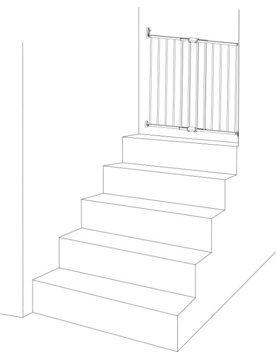 barreira de segurança Zopa extensãvel (60-97 cm)