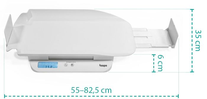 Balança digital com medidor Zopa