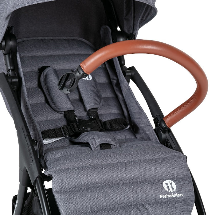 Carrinho de passeio Petite&Mars Cross Ultimate Grey