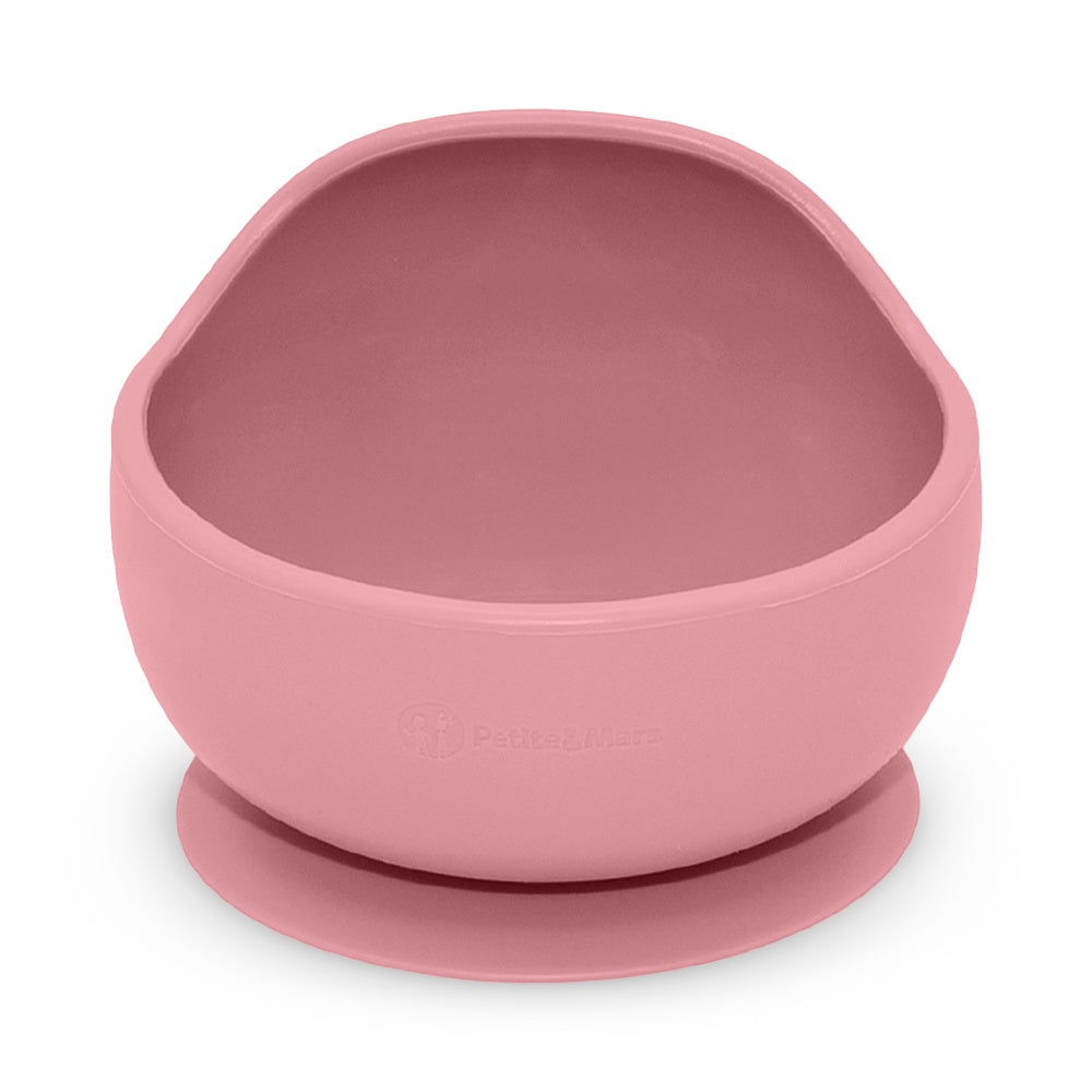 Tigela de silicone com ventosa Petite&Mars Take&Match Dusty Rose