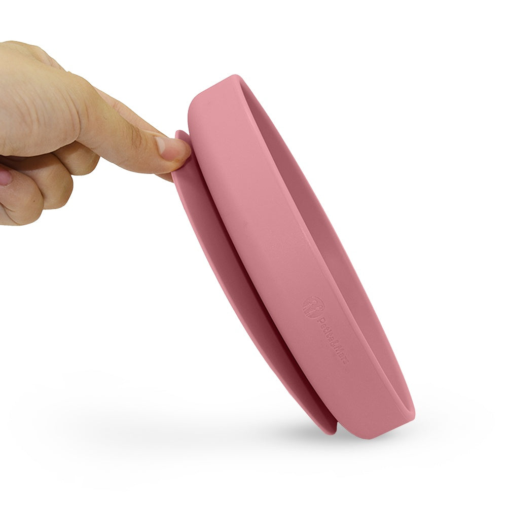 Prato de silicone com ventosa Petite&Mars Take&Match Dusty Rose