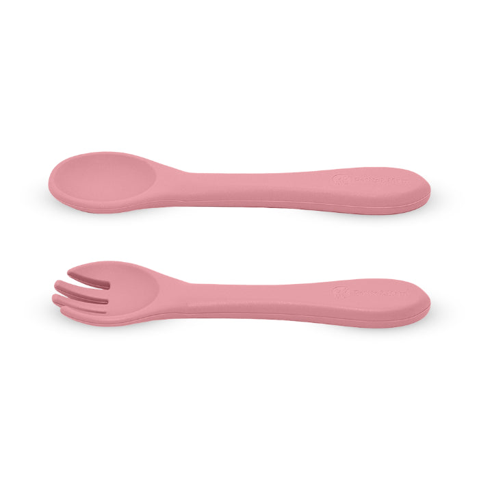 Talheres de siliconePetite&Mars Take&Match Dusty Rose