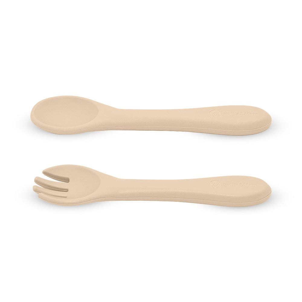Talheres de siliconePetite&Mars Take&Match Desert Sand