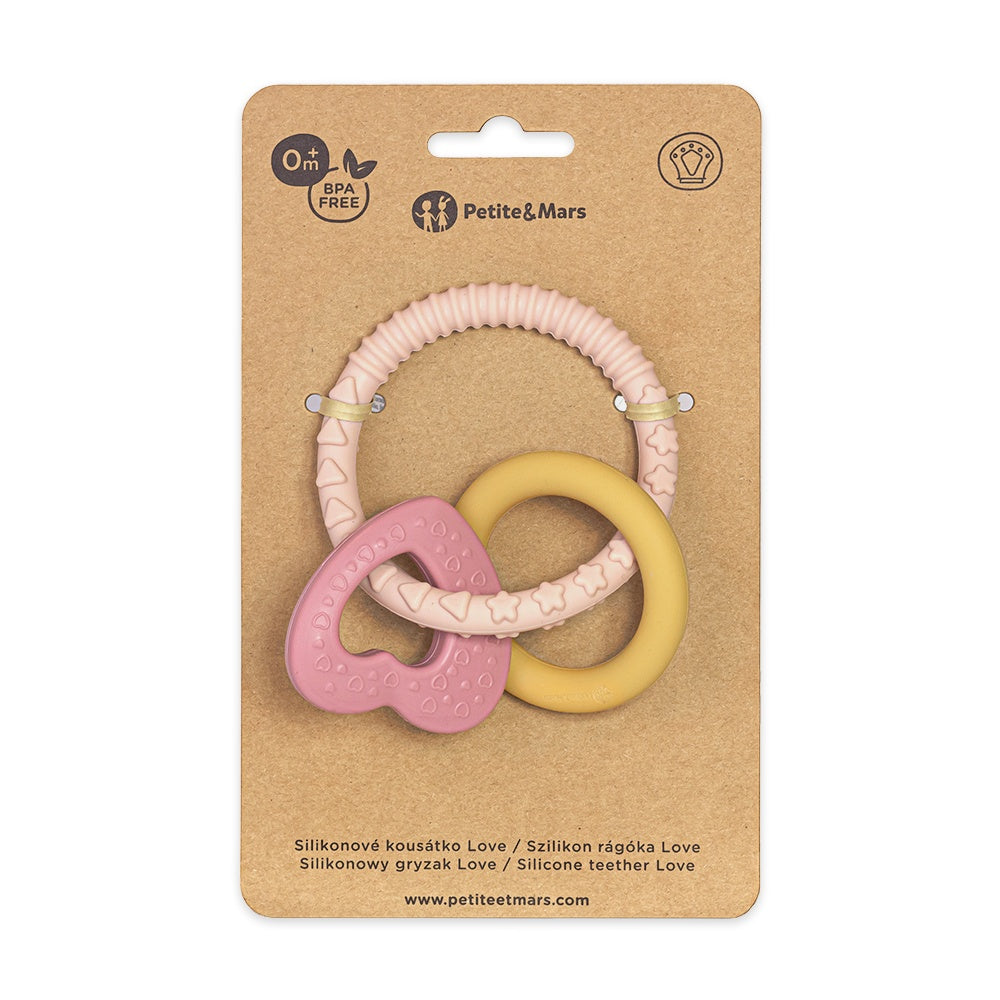 Mordedor de silicone Petite&Mars Petite&Mars Love