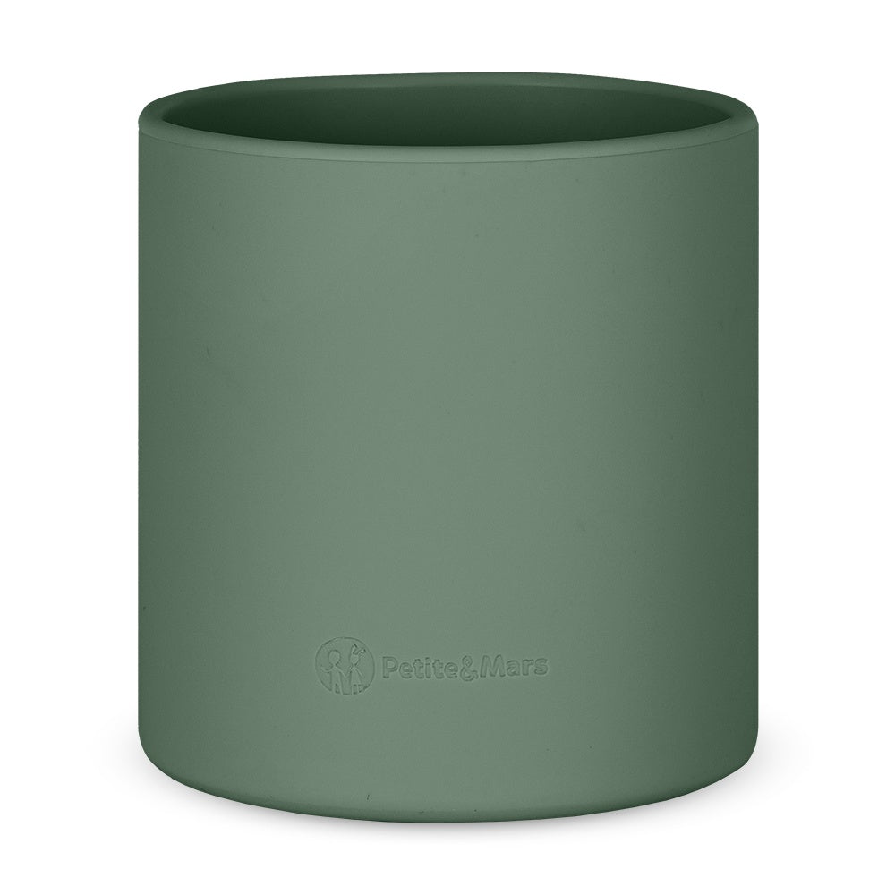 Caneca de silicone Petite&Mars Take&Match Misty Green