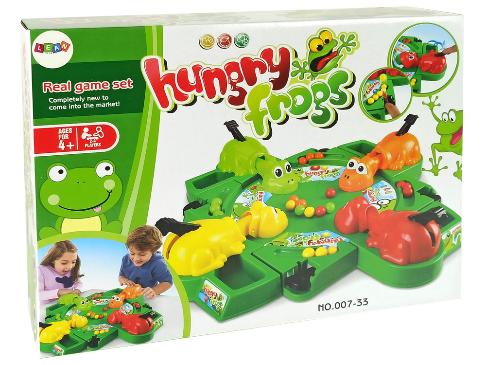Jogo Hungry Frogs bolas alavanca