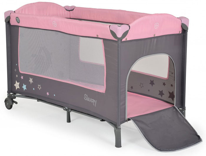 Cama de viagem Moni Sleepy Pink