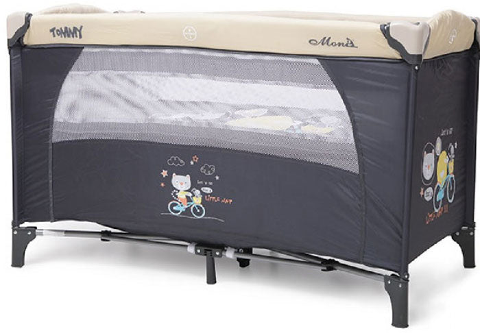 Cama de viagem Moni Tommy beige