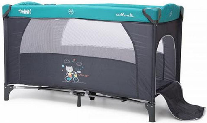 Cama de viagem Moni Tommy blue