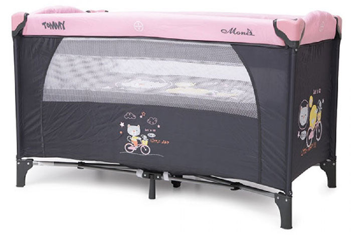 Cama de viagem Moni Tommy pink
