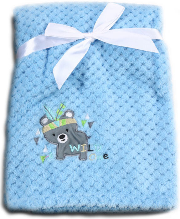 Cobertor de bebé Cangaroo Freya blue