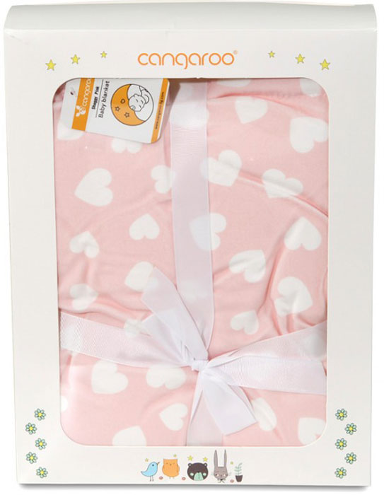 Cobertor de bebé Cangaroo Shaggy pink