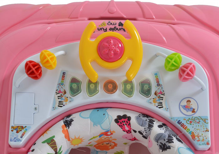Andador Moni Jungle fun pink