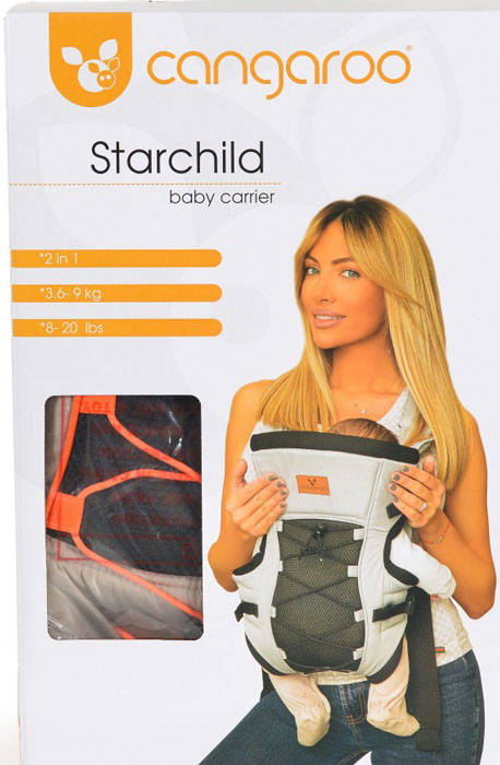 Porta bebé Cangaroo Starchild khaki