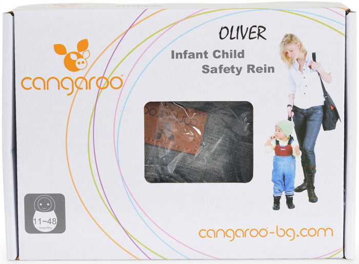 Arnês segurança Cangaroo Oliver dark grey