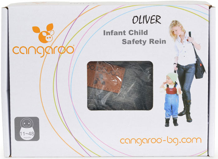 Arnês segurança Cangaroo Oliver dark red