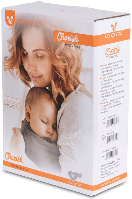 Porta bebés Cangaroo Cherish grey