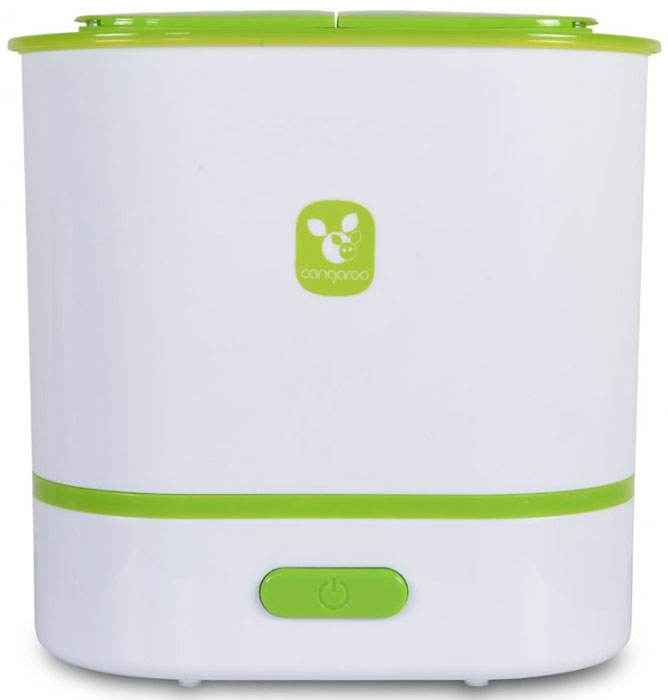Esterilizador de biberões 3 em 1 Cangaroo green