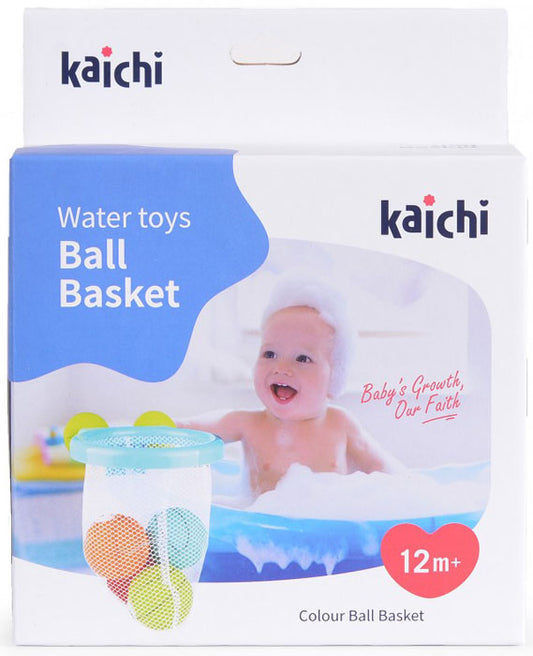 Cesta de brinquedo de banho com bolas Kaichi
