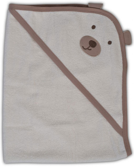 Toalha com capuz Cangaroo Baloo ecru