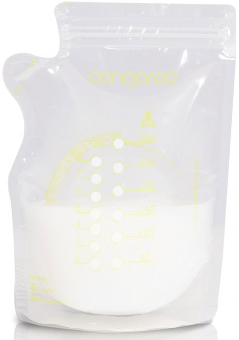 Sacos de armazenamento de leite materno Cangaroo