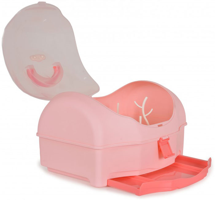Escorredor biberões Cangaroo Blooming pink
