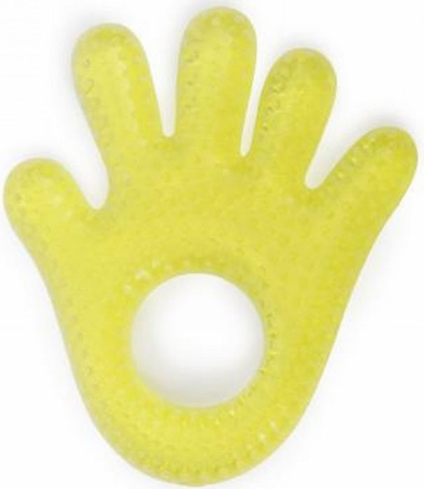 Mordedor com água Cangaroo Hand yellow