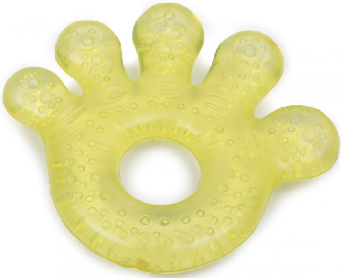 Mordedor com água Cangaroo Paw yellow