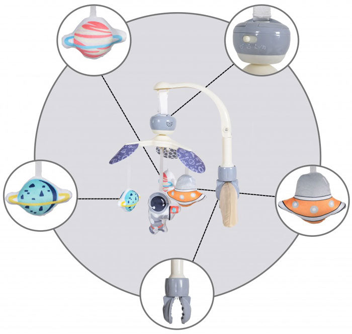 Mobile musical Cangaroo Moonlight blue