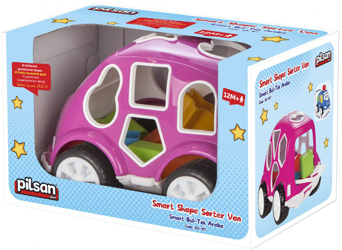 Carro atividades Pilsan pink