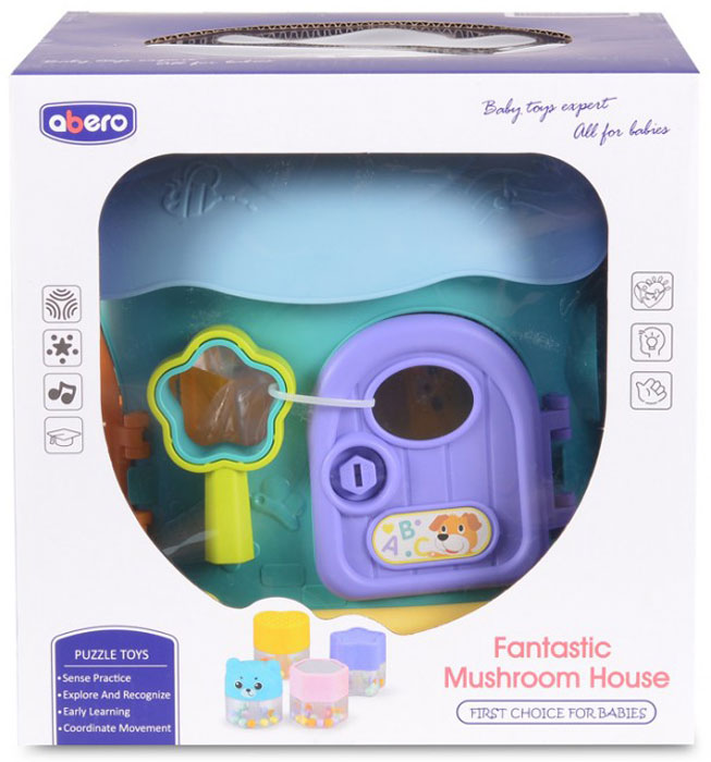 Classificador casa cogumelo Moni blue