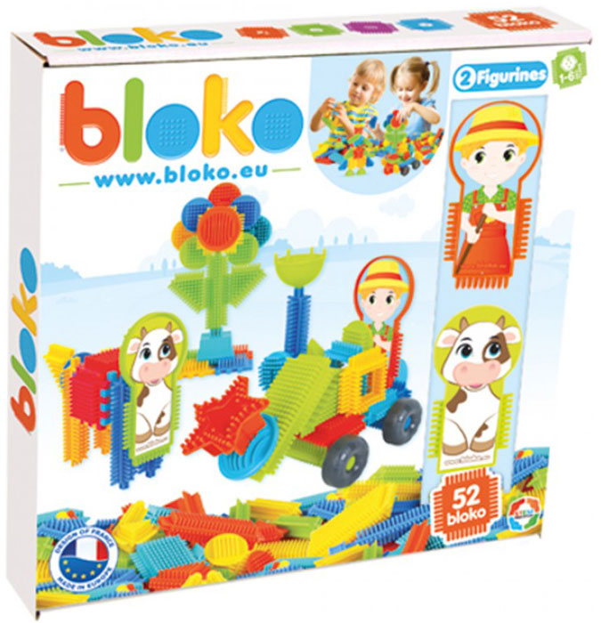 Caixa 52 blocos Mochtoys