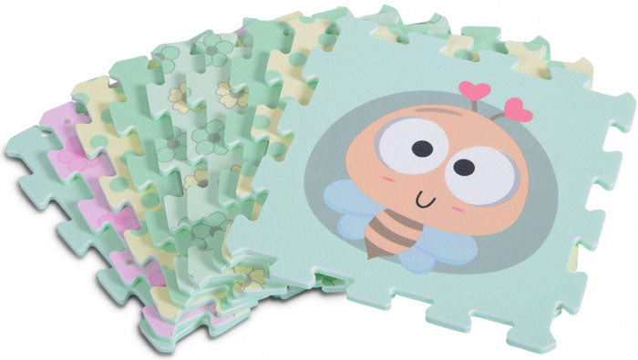 Tapete atividade insetos 9 peças Moni