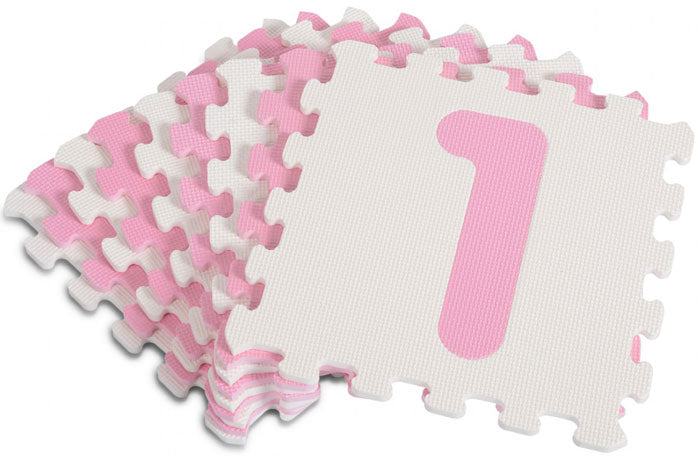 Tapete atividade antibacteriano 9 peças Sunta pink