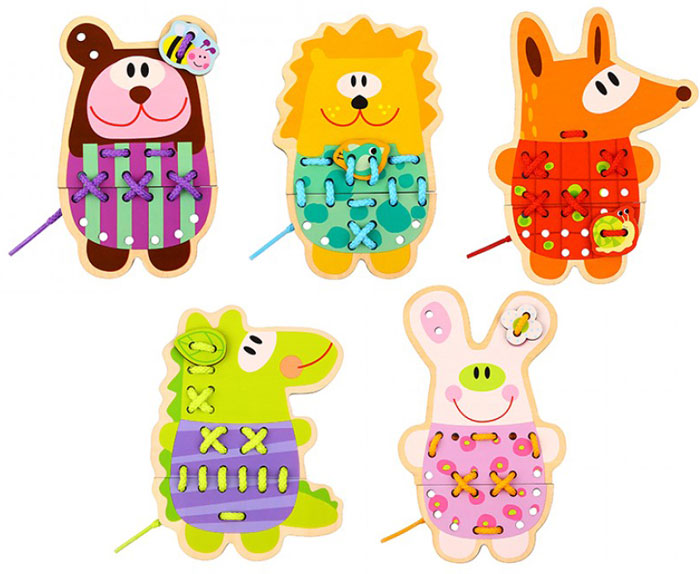 Laço animais 20 peças Tooky Toy