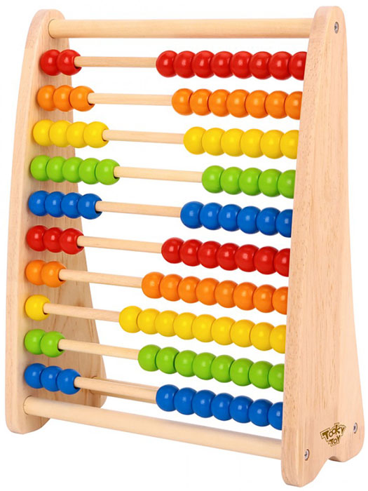 Ábaco em madeira Tooky Toy