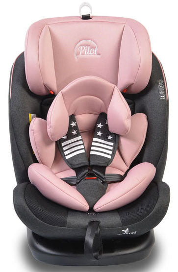 Cadeira auto Cangaroo Pilot Pink 360º (0-36 kg)