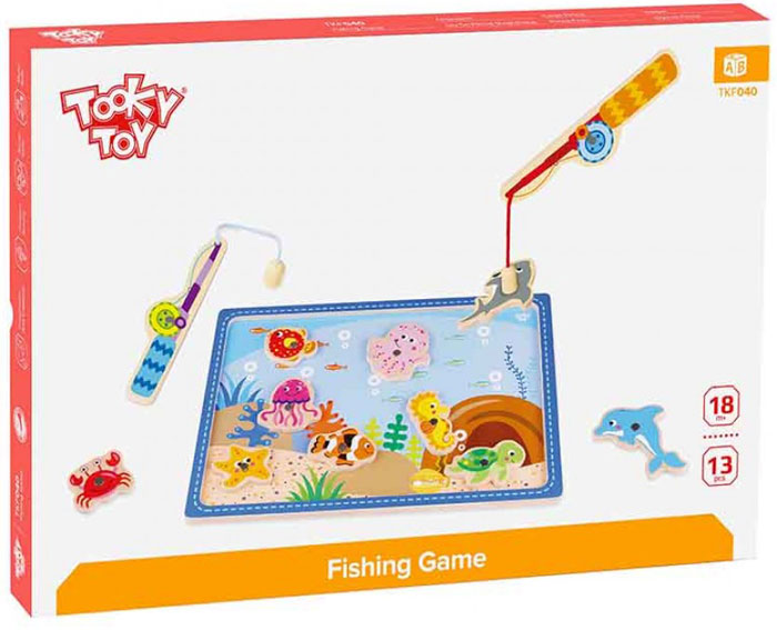 Jogo pesca magnético em madeira Tooky Toy
