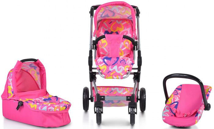 Carrinho de boneca 3 em 1 Moni Venera