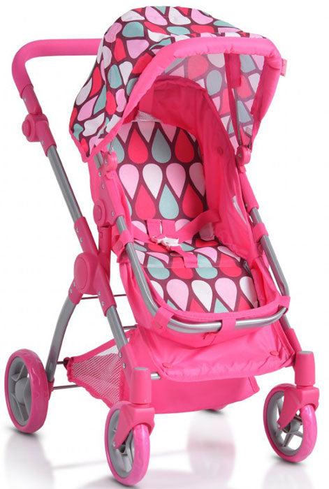 Carrinho de boneca Moni Vicky pink
