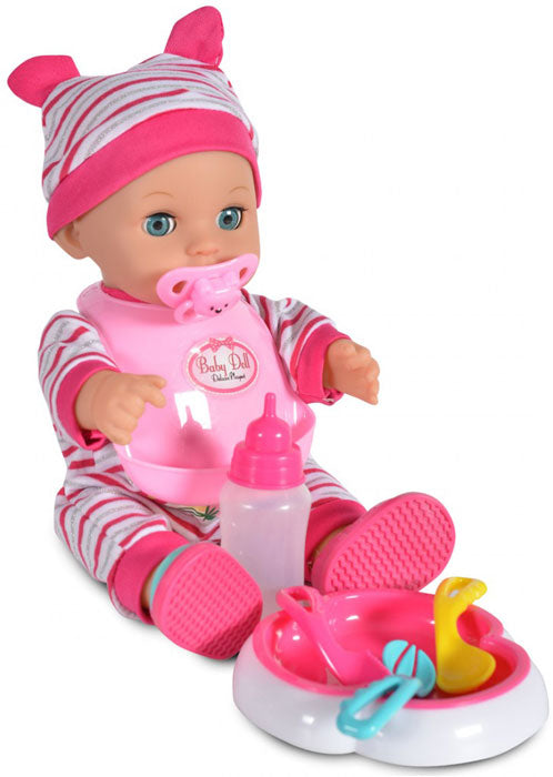 Boneca 31 cm com jogo alimentação Tutu Love