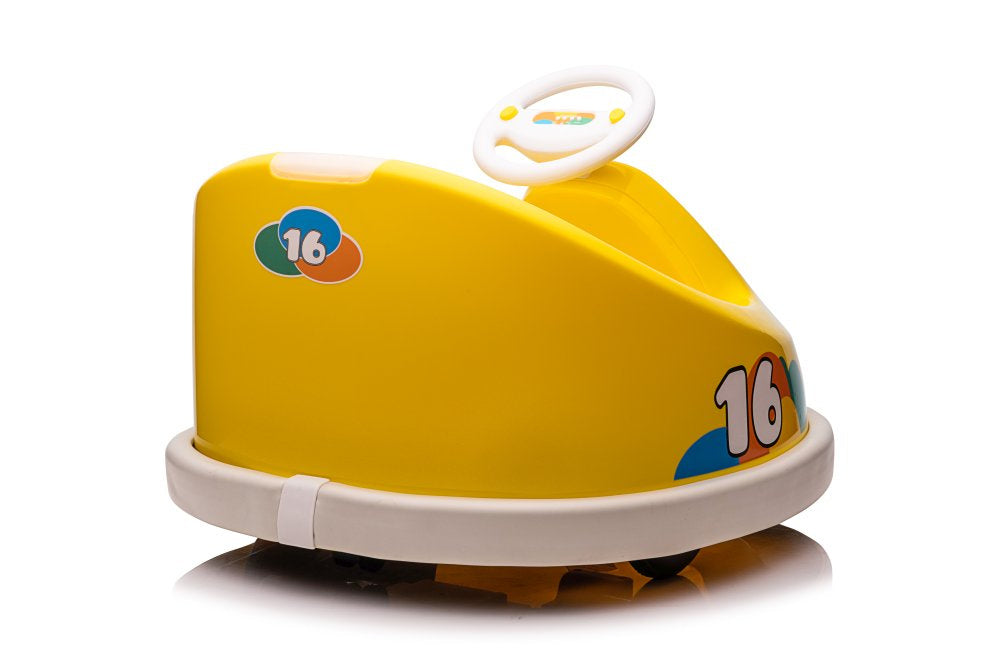 Carro elétrico XMX621 amarelo