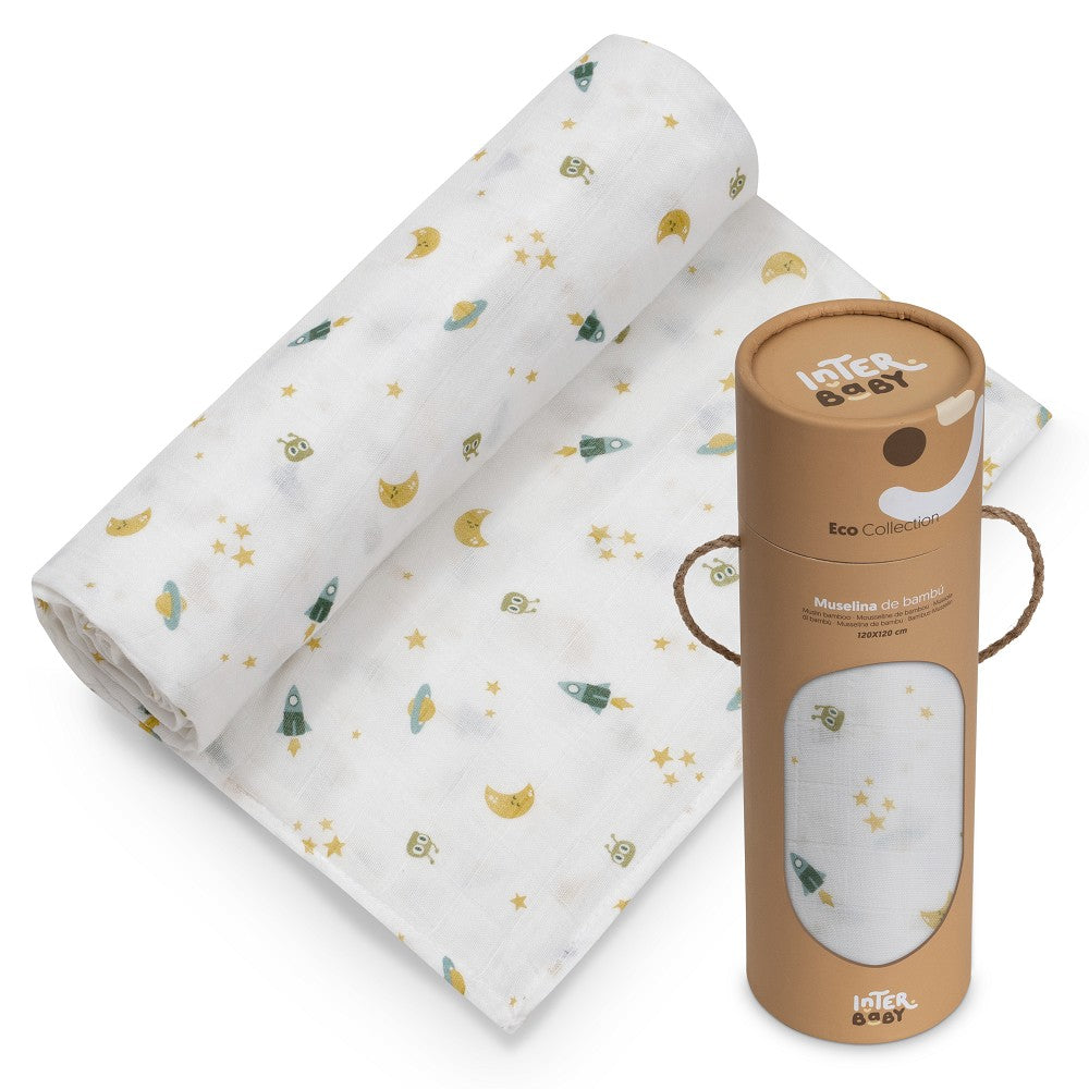 Fralda 120X120 Espacio Interbaby